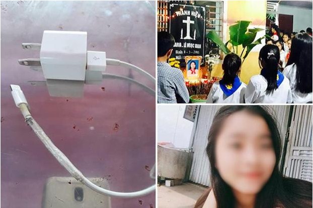  ABG Vietnam, 14, Tewas Kesetrum Kabel Charger iPhone saat Tidur